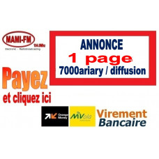 Annonce 1 page